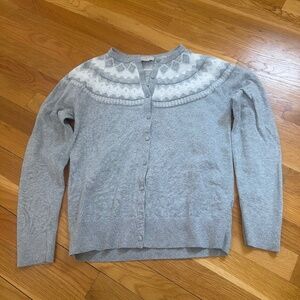 Loft women’s fair isle cardigan